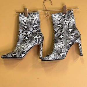 Ego Snake Square Toe Heels